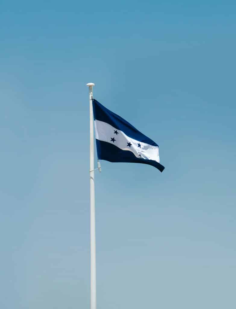 Honduras-Flag-Blue-Sky